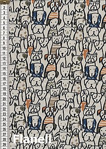 16 Hundegruppe - Flanell